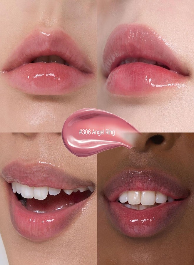 Laka Jelling Nude Gloss, 4.5g/0.15oz, Sheer Hydrating Lip Oil with No Stain, Non-Sticky, Nourishing Gloss for a Fresh, Glowy Look, Vegan, Clean Beauty Makeup, K-Beauty​ (#306 Angel Ring) - Image 2